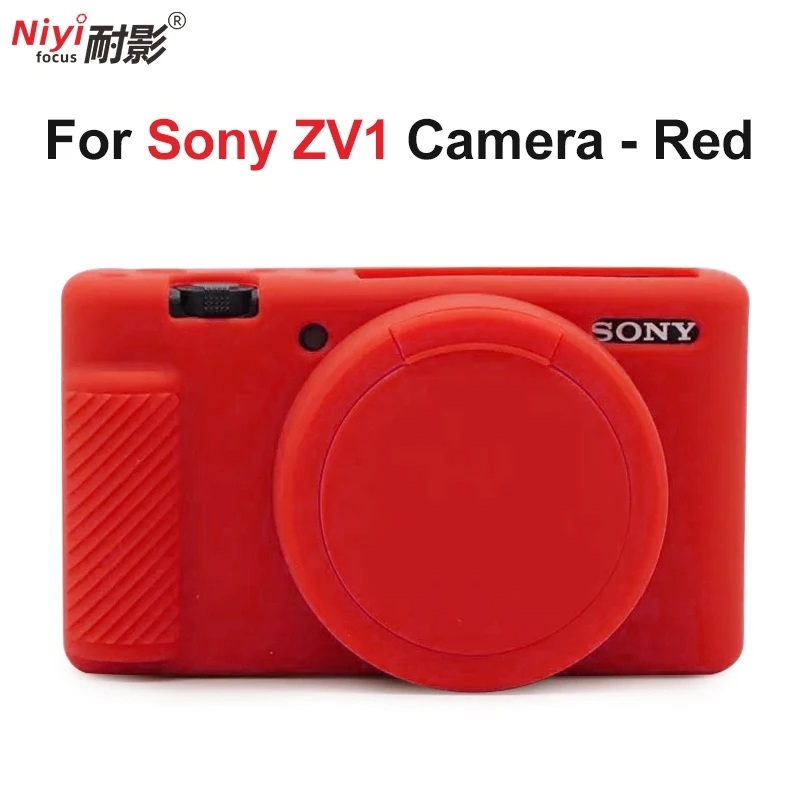 소니 ZV1 실리콘 케이스 파스텔 색상, 레드, 1개 20,000원