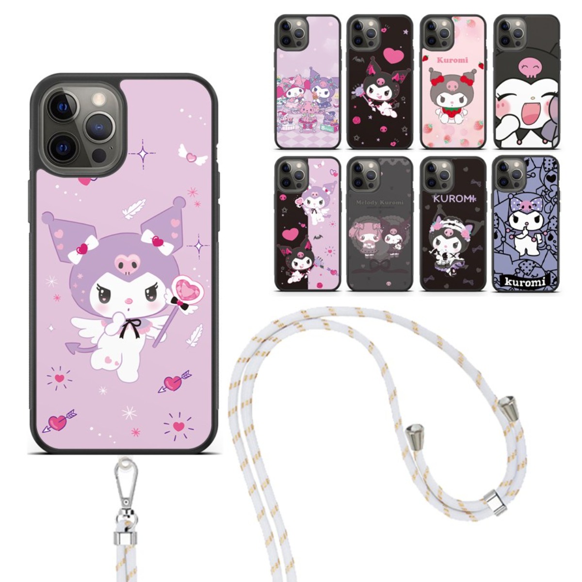 산리오 쿠로미 목걸이 스트랩 케이스 전기종 갤럭시 춘식이폰 X커버5 A34 A24 A54 S23 S22 S21 S20 18,900원