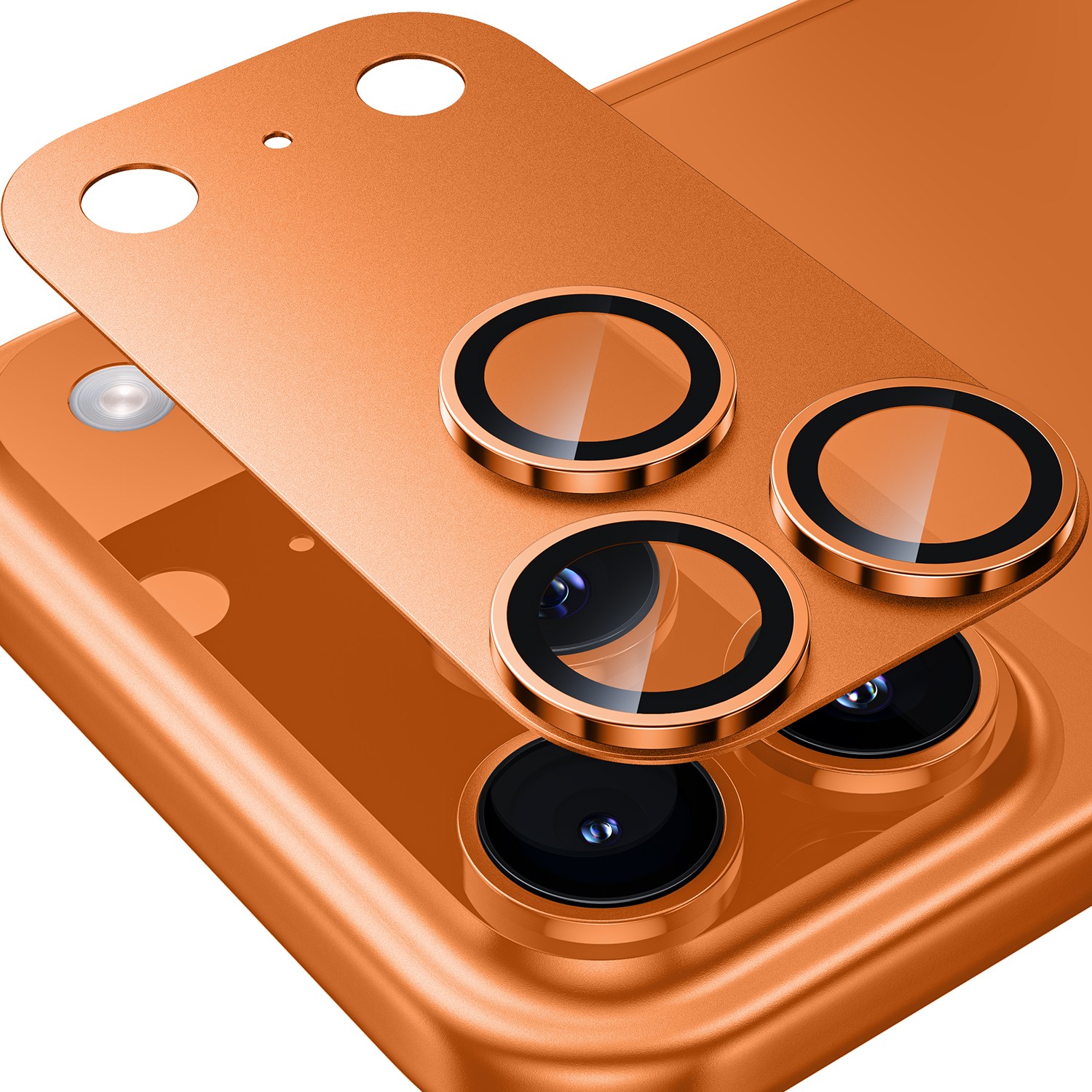 hoerrye 아이폰17 17프로 카메라 보호필름 고화질 풀커버 강화유리 메탈 보호필름 빛번짐 방지 깨짐 방지 일체형 카메라 렌즈 보호필름, 1세트 17,900원