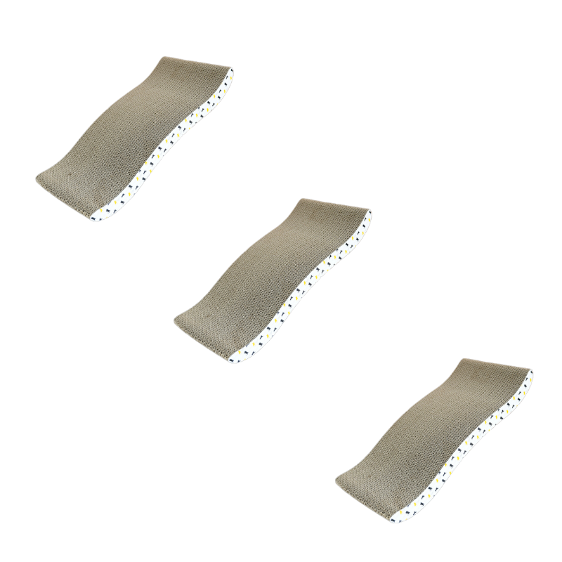 3pc 세트 고양이스크레처 스크래쳐리필 패드 증정 대형 수직 디자인 스크레처, M자 모양, 1개 9,900원