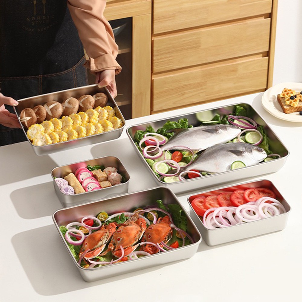 스테인리스 스틸 다기능 수납 케이스, 1세트 23,900원