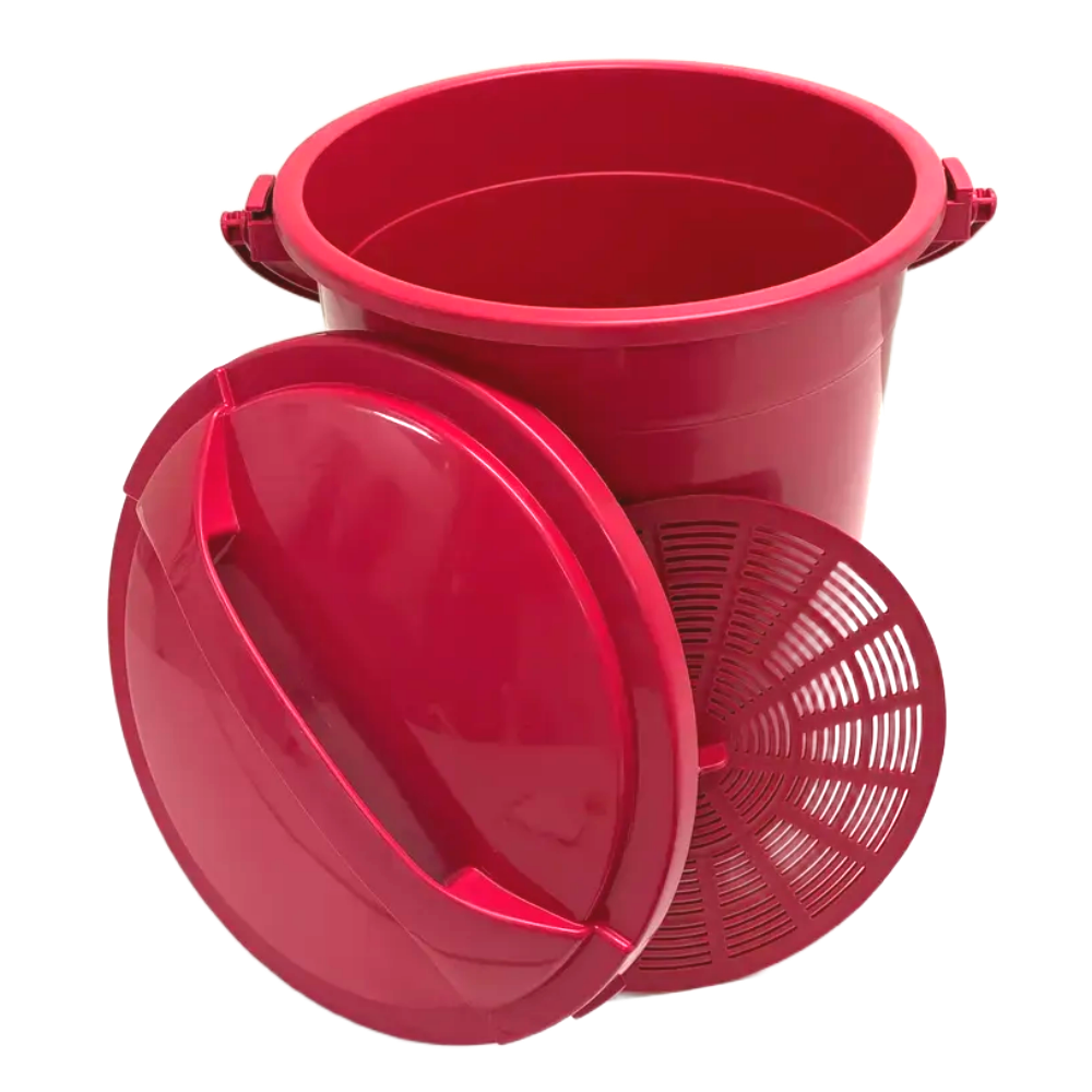 나코 가정 업소 식당용 음식물쓰레기통 잔반통 짤순이, 1개, 핑크 22,900원