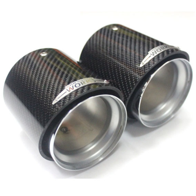 [ 도우팩토리 ] 미니쿠퍼 JCW 카본 머플러 팁 R56 R55 R60 F56 F55 F54 ( 1개 금액 ), 1개 75,000원