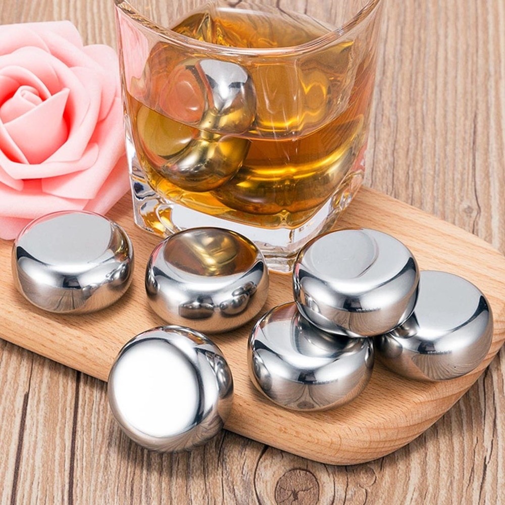 녹지않는 스텐 아이스볼 집게세트 원형6P 홈카페 집들이 캠핑 하이볼큐브 위스키스톤 브루잉칠링볼 온더락얼음큐브 하이볼스톤 브루잉칠링큐브 29,400원