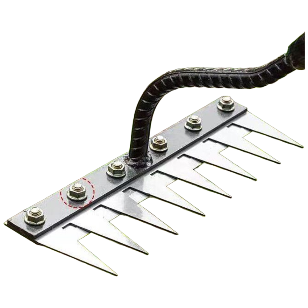 코코팜 탈부착 가능한 농업용 다기능 쇠갈퀴제초 신기두터운 망간강호미밭갈이 농기구 갈퀴 래기 쇠스랑, 1개 11,000원