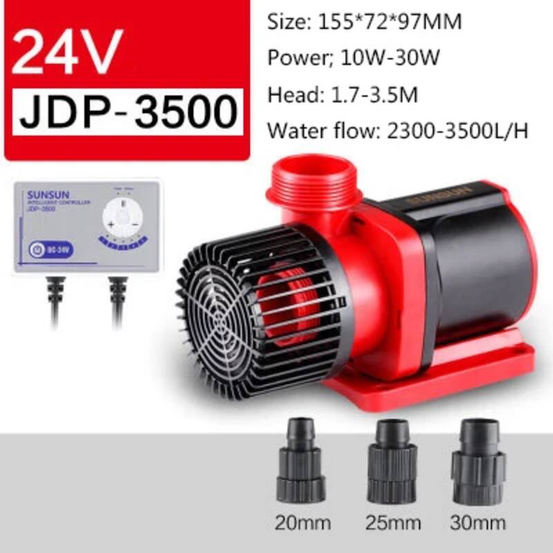 양수기 순환 펌프 circulation pump SUNSUN 인버터 워터 JDP-3500 6000 10000 18000 안전 DC 24V 조절 유량 잠수정 기계 81,900원