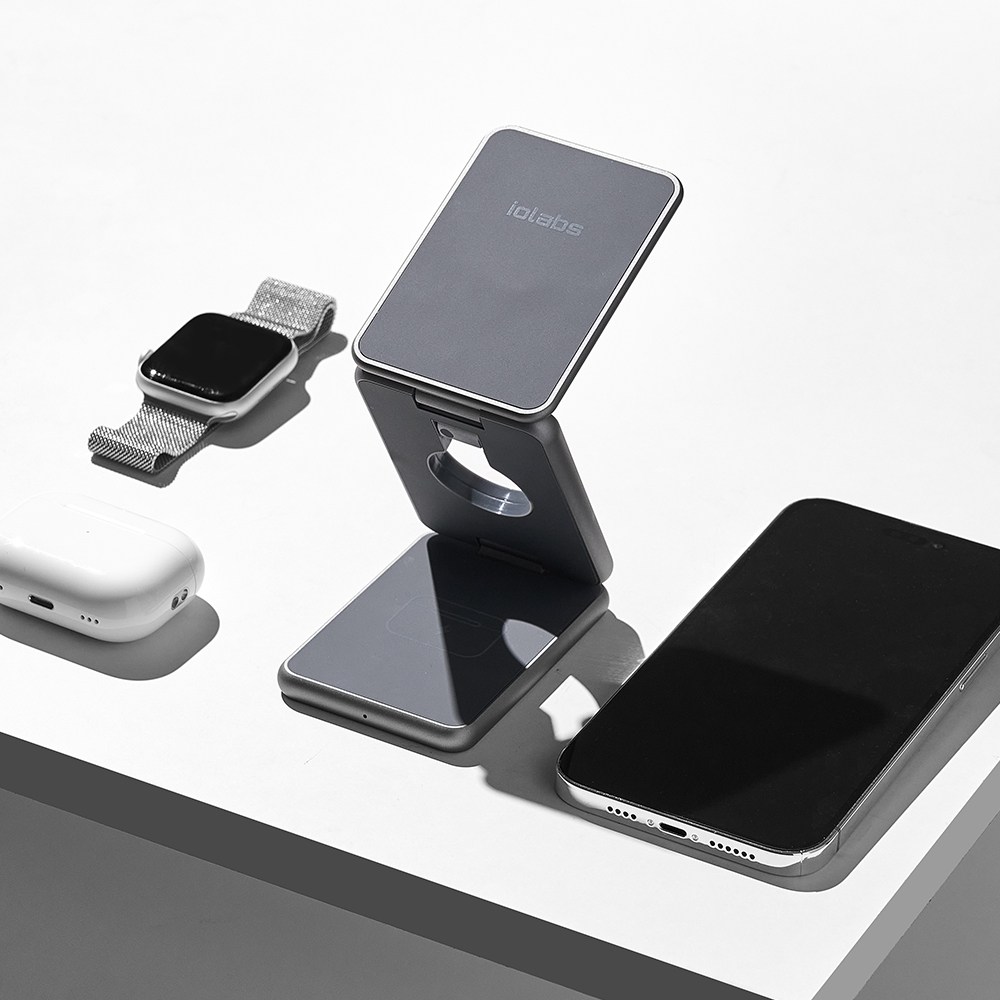 아이오랩스 3in1 폴더블 마그네틱 고속 무선충전기 36,900원