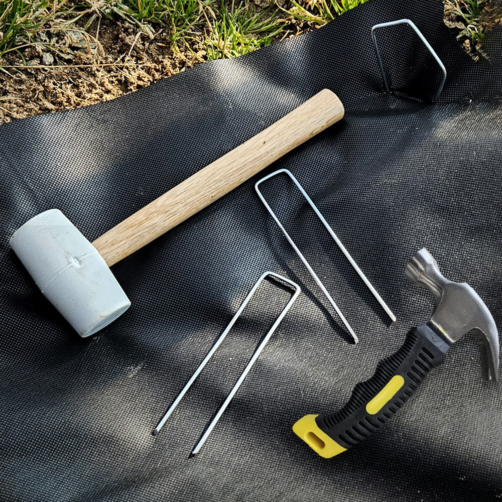 SMT 제초매트 아연도금 고정핀 15cm, 500개 24,000원