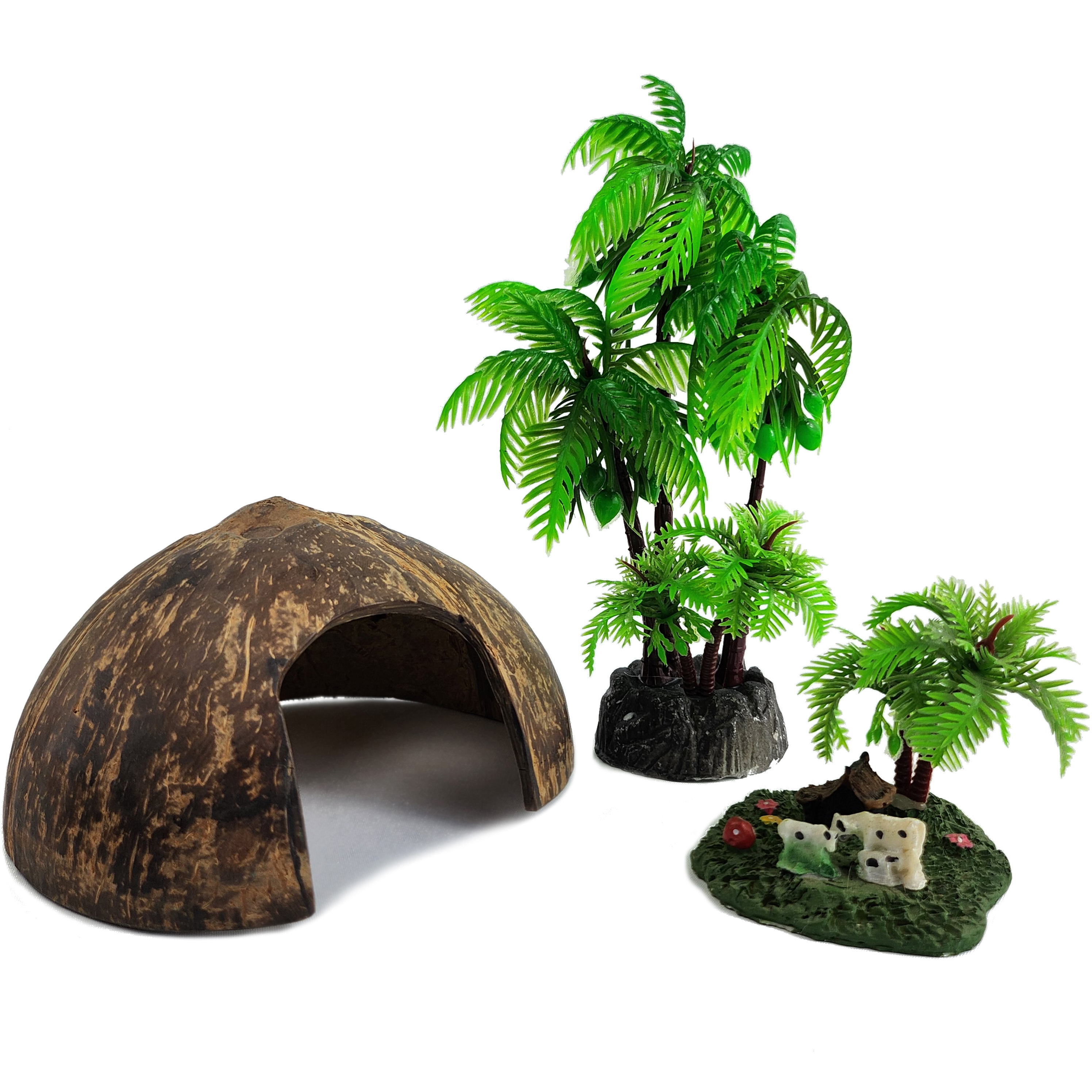 모비딕 야자수 코코넛 레이아웃 은신처 세트 10,000원