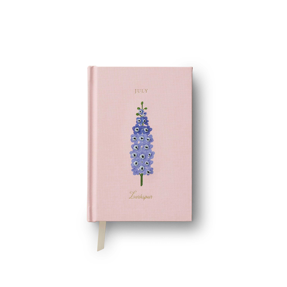 라이플페이퍼 탄생월 미니 자수 노트 7월, 단품 53,000원