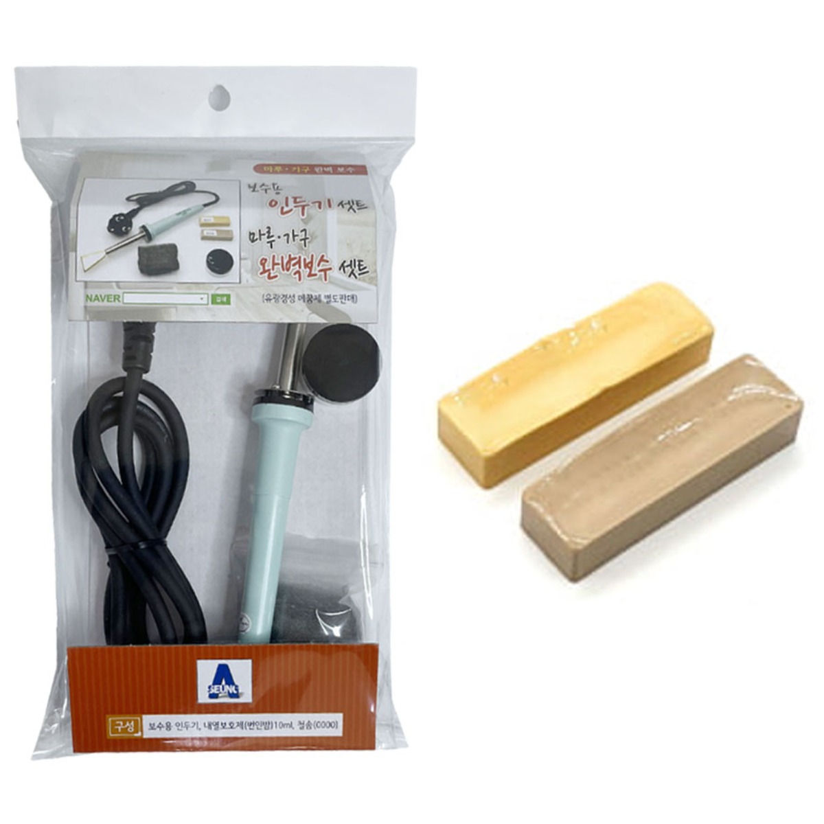 리폼플러스 유광 경성메꿈제 보수용인두기 인두기세트상품 필요한색상선택 마루보수 키트 37,000원