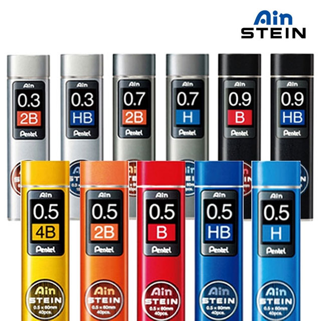 [펜텔] 아인슈타인 샤프심 종류선택 - 펜텔샤프심, C.아인 슈타인 샤프심(0.5mm) 4B 2,050원