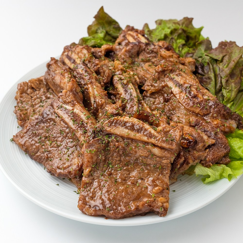 [우골찬] 양념LA갈비 저온숙성 초이스등급 기름제거 엘에이갈비, 4kg, 1개 135,000원