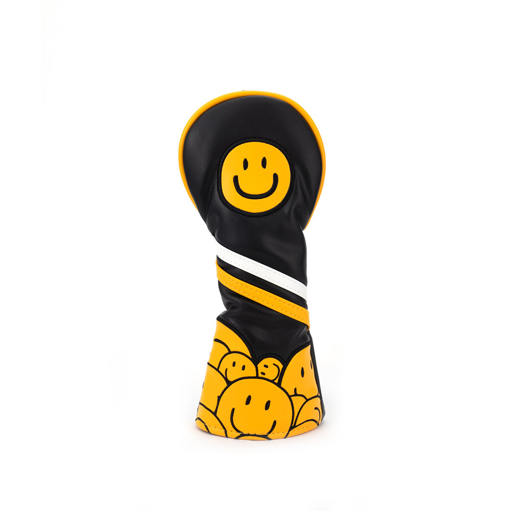 그린유니언 스마일 벨벳 헤드커버 골프 드라이버 유틸리티 우드 클럽 골프채 커버 14,900원