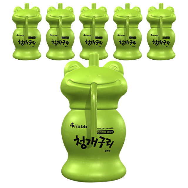 하비비 청개구리 자동 변기세정제, 120g, 6개 22,800원