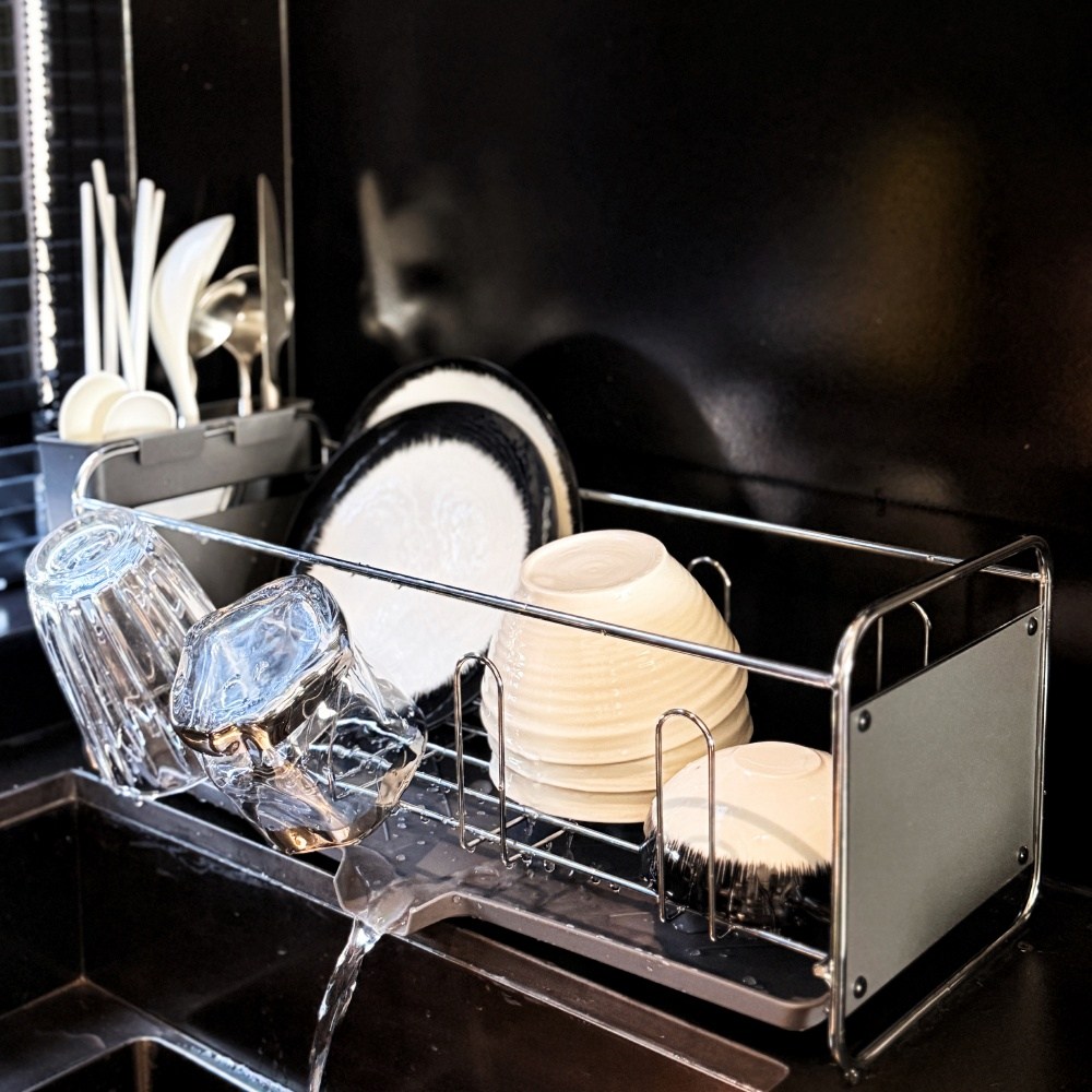 BENRAN 식기건조대 키친 식기건조대 대용량 멀티 싱크대 정리선반 식기 방수방진 설거지 건조대 자석 도어식 그릇정 9,900원