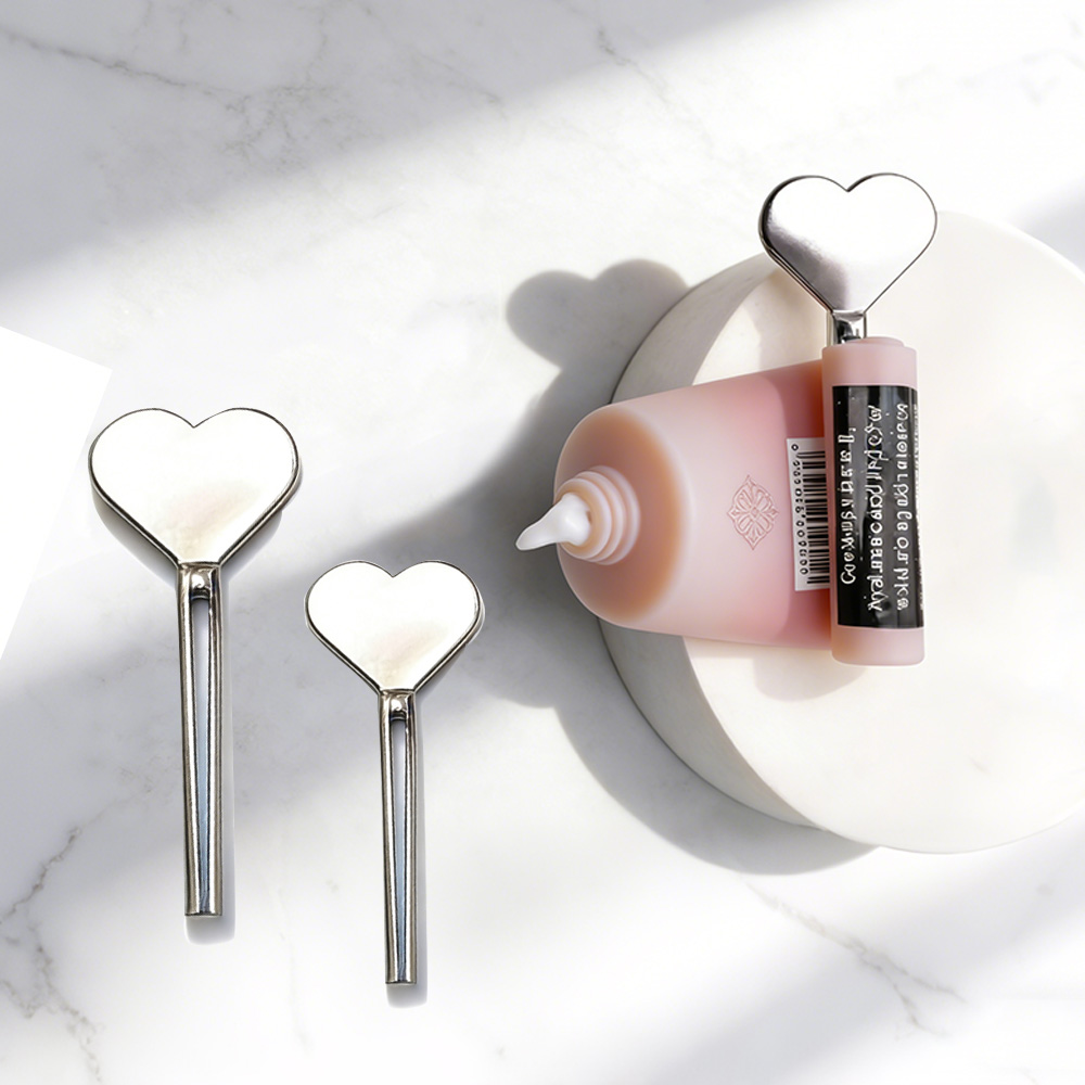 LXU 하트 84mm 와이드 스텐 치약짜개 3p 튜브 링거 스퀴저 실버 9,700원