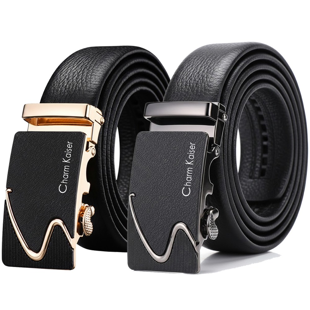 Charm Kaiser 1+1 남자 벨트 남성 소가죽 자동 버클 허리띠 정장벨트 캐주얼 2종세트 21 49,500원