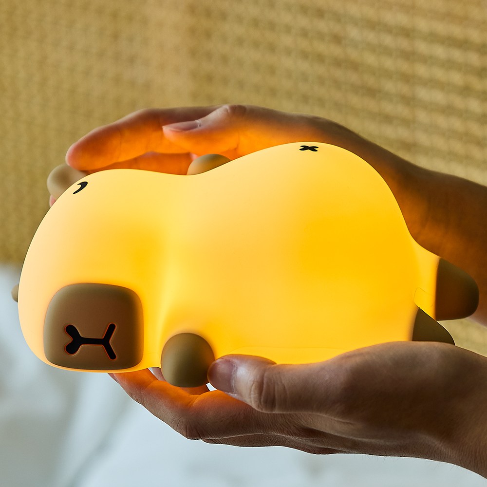 오지렌 카피바라 코골이 실리콘 무드등, 1개 16,900원