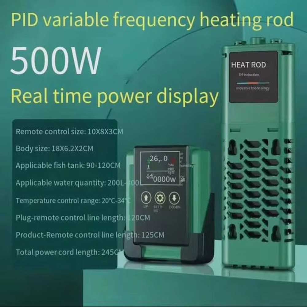 50 1200W 새로운 조정 디스플레이 탱크 물고기 히터 잠수정 가능한 LCD 수족관 53,600원