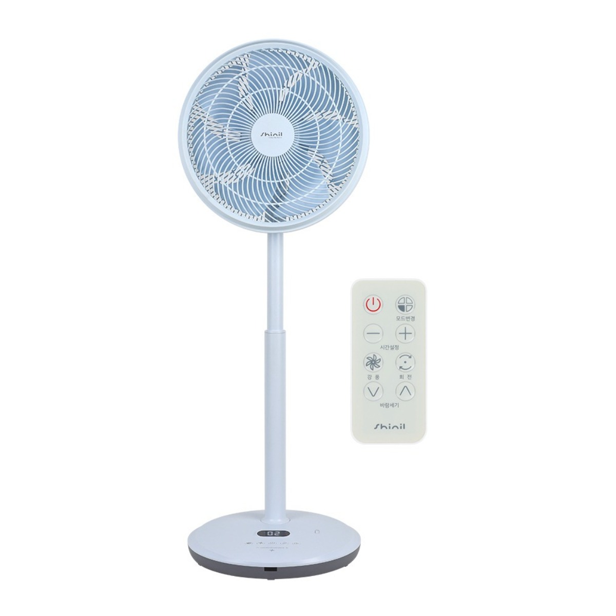 [저소음 BLDC모터] 신일 키높이 스탠드 시원한 여름 선풍기 가정용 연핑크/연블루, 연블루 123,000원