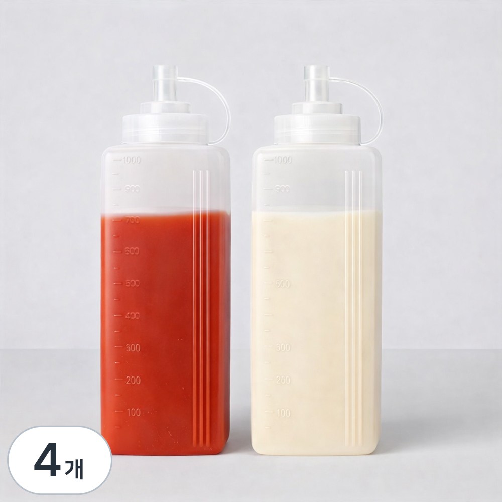 제로리빙 말랑말랑 뾰족캡 고점도 오일 세탁세제 소분 공병 1000ml 2개 11,340원