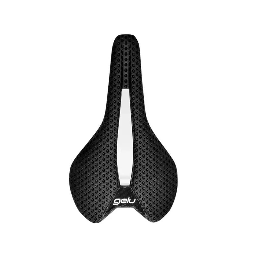 GELU T-60 3D 가벼운 자전거안장 풀 카본레일 Goldix, 블랙, 1개, 현재가 158,000원