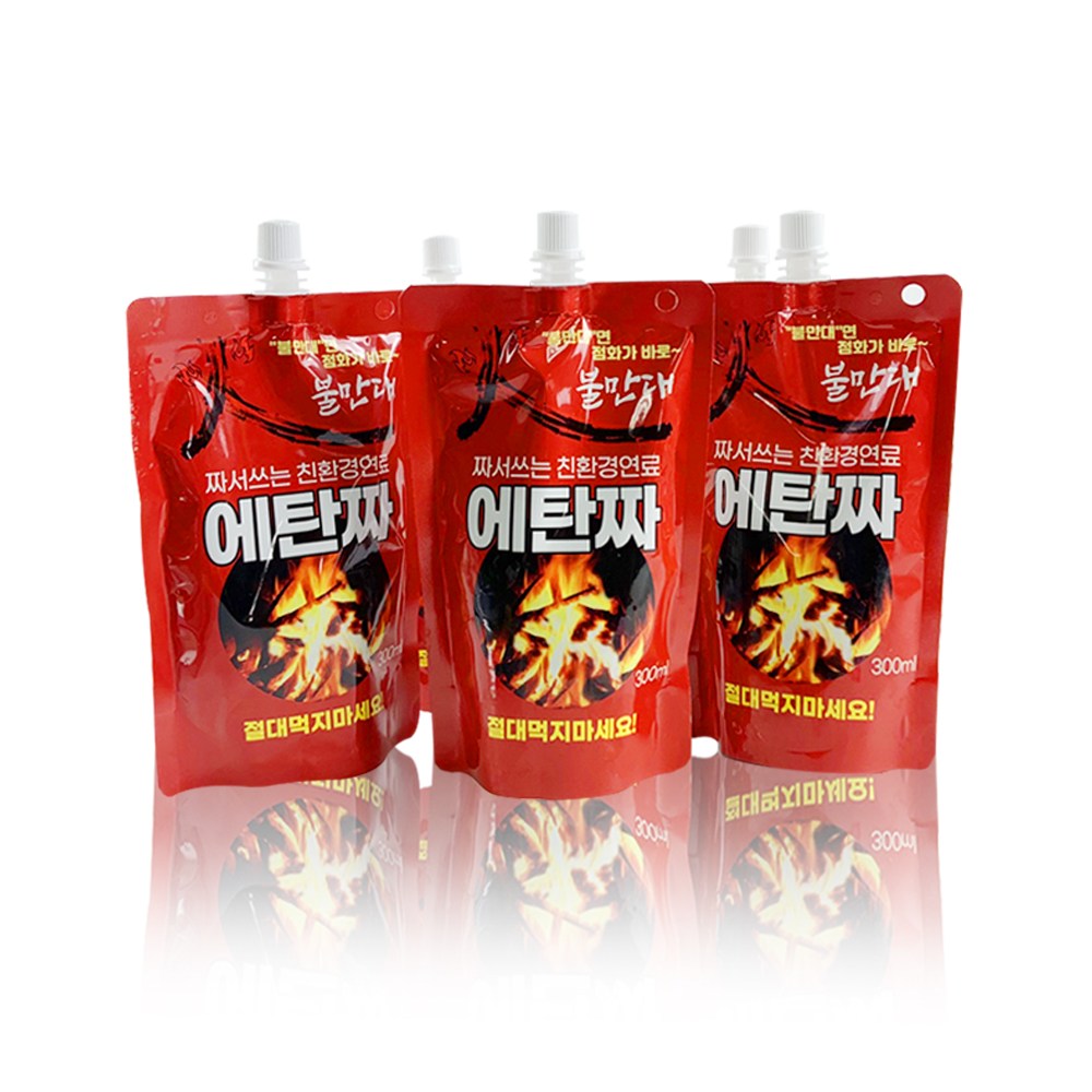 젤타입 친환경 착화제 300ml x 5개 갈탄 조개탄 고체연료 에탄짜 착화젤 미니화로 연료 불쏘시개, 300ml, 5개 14,300원