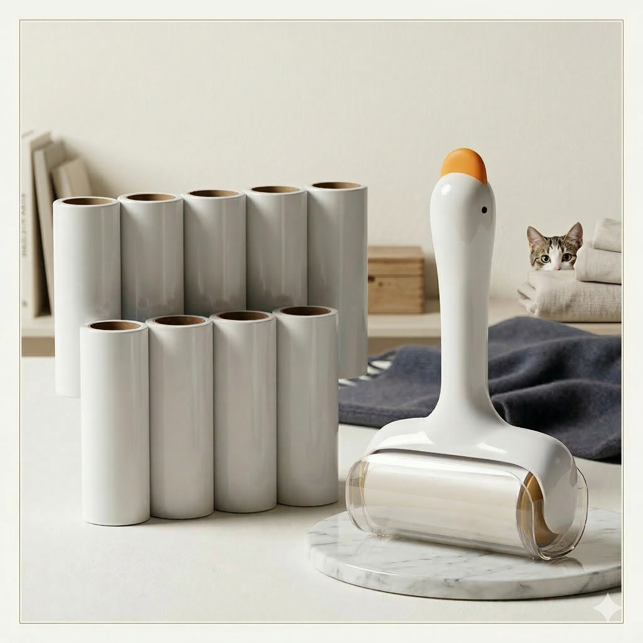 트랜드락 오리오리 돌돌이 테이프 크리너 10cm + 리필 9,900원