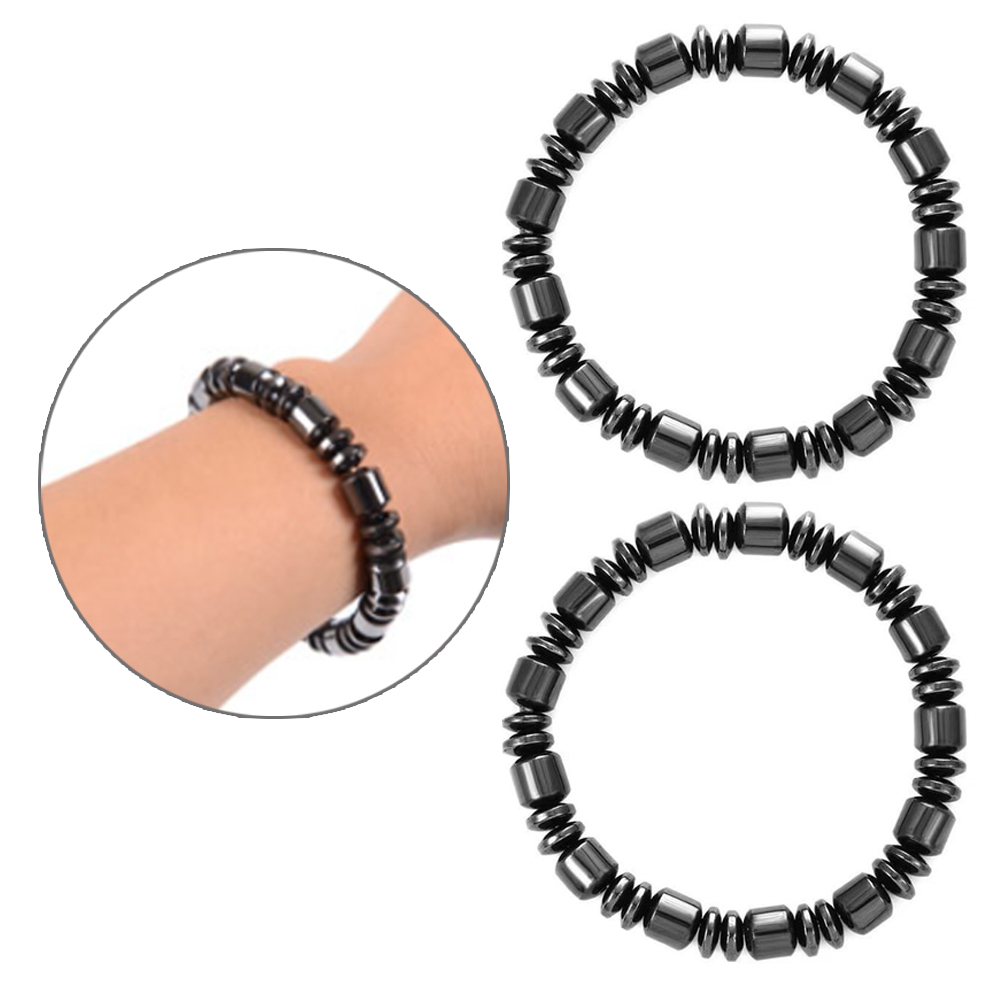자석팔찌 NO.7 2P 패션 구슬 메탈 자석 팔찌 발찌 마그네틱 선물 남녀공용 6,400원