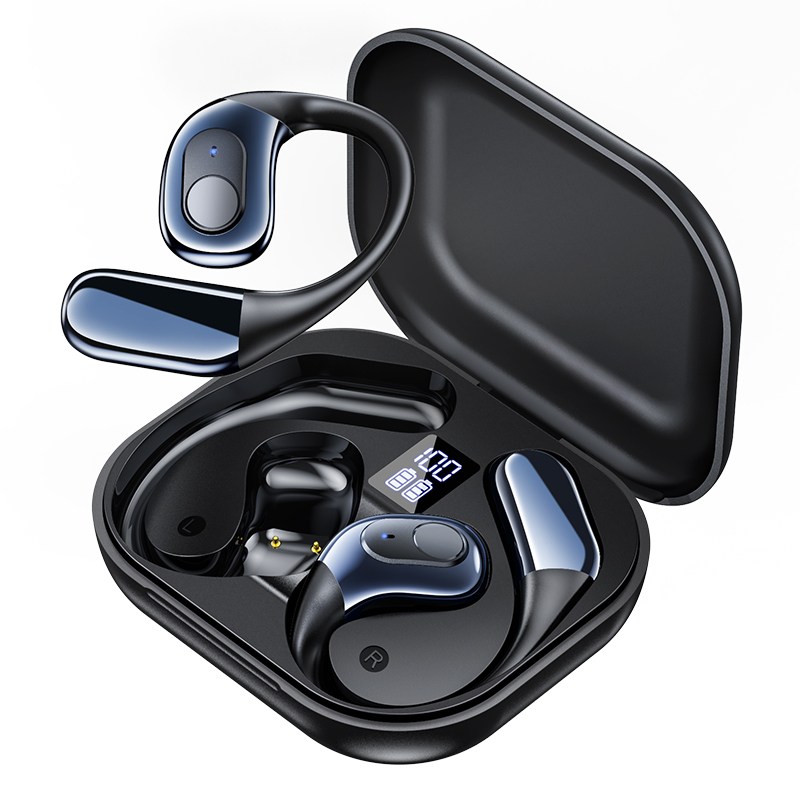 Mankiw맨큐 귀걸이형 노이즈캔슬링 무선 블루투스 오픈형 골전도 디자인 HiFi고음질 최신 블루투스 5.4 내장 고화질 마이크 S6 21,800원