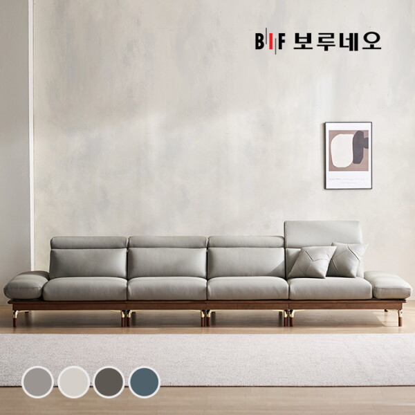 BIF보루네오 디에르 도아 원목 천연통가죽 6인 소파 2,399,000원