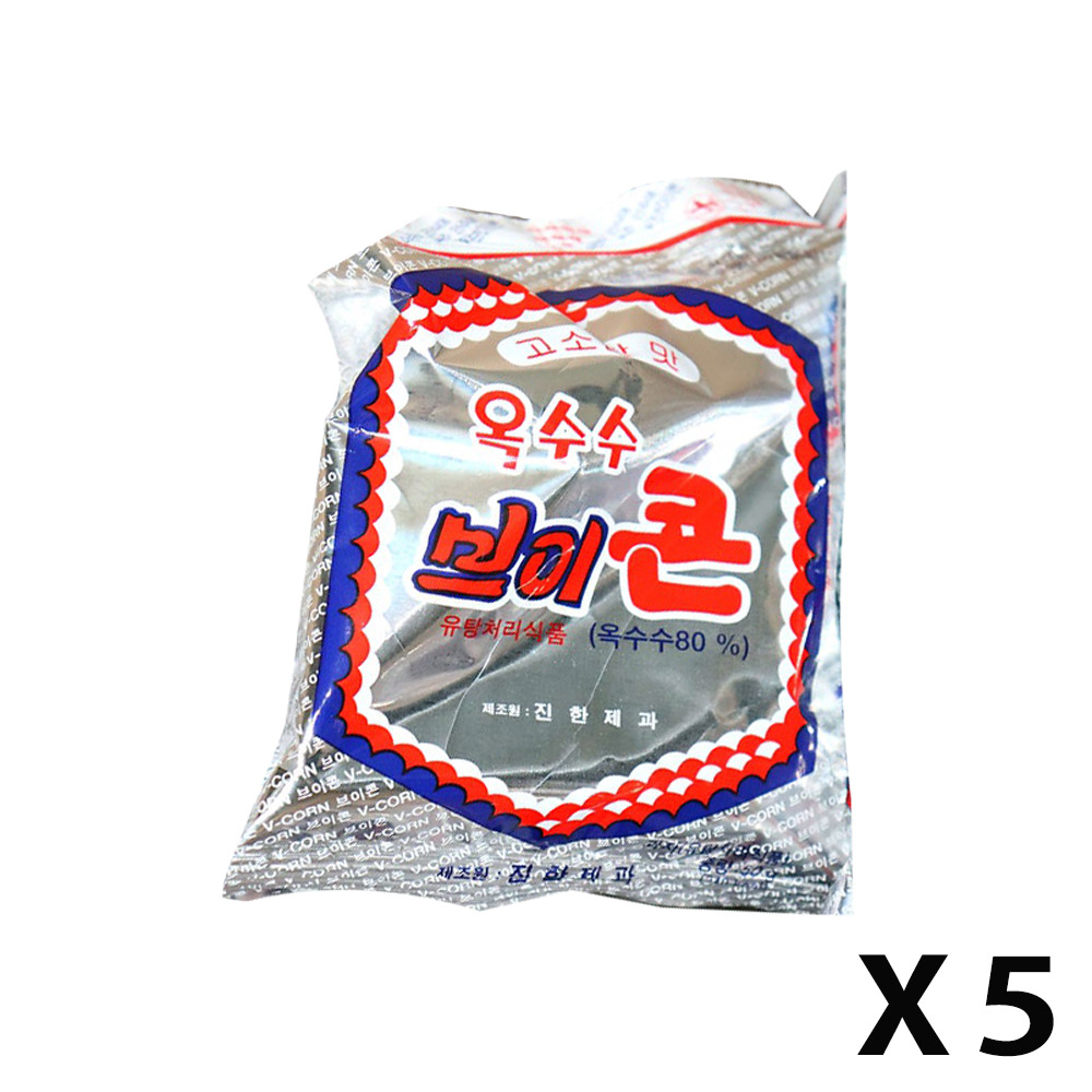 옥수수 브이콘 스낵, 50g, 5개 4,430원
