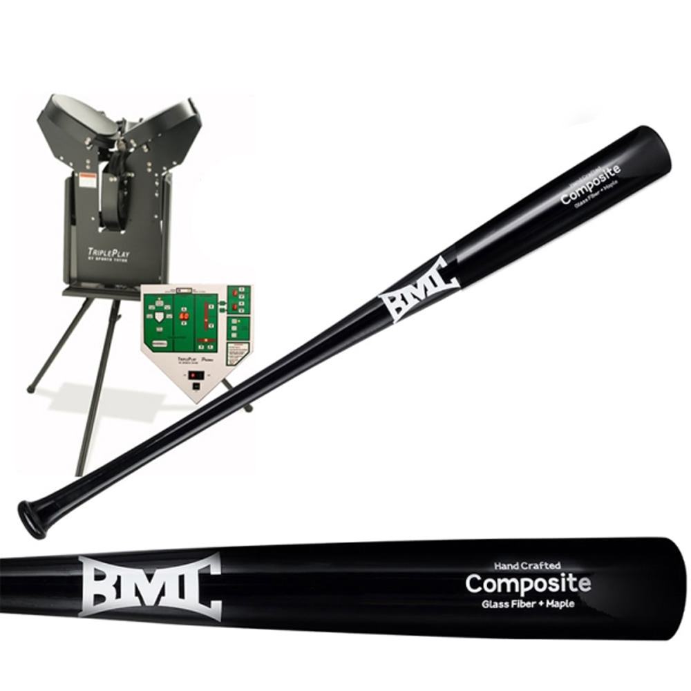 BMC ALL NEW 야구 나무배트 피칭머신 훈련용 우드 콤포짓 배트 블랙 271 290,000원