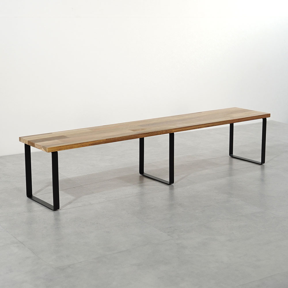 원목 화분 다이 진열대 240x1200mm 높이25cm, 1단, 아카시아상판(블랙받침) 48,000원