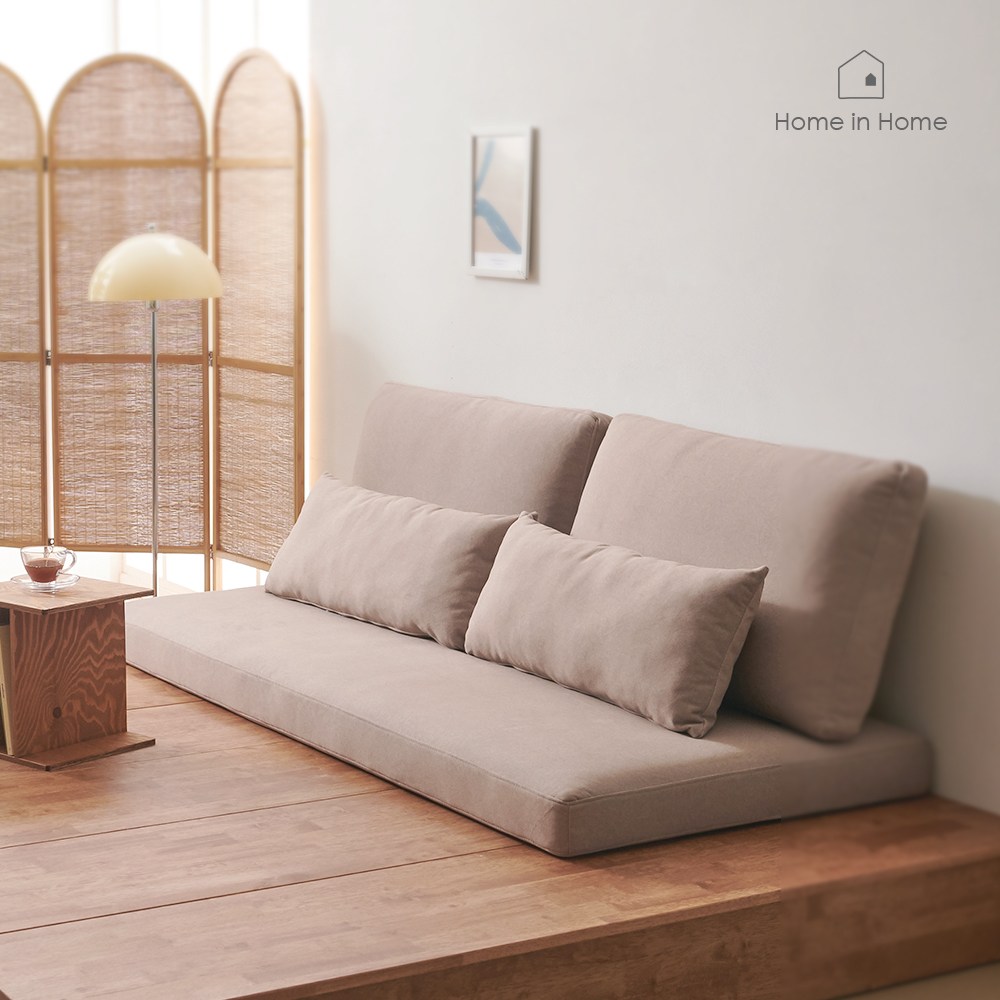 홈인홈 브리즈 아쿠아클린 좌식소파 등쿠션 세트 1800X800_H28 358,000원