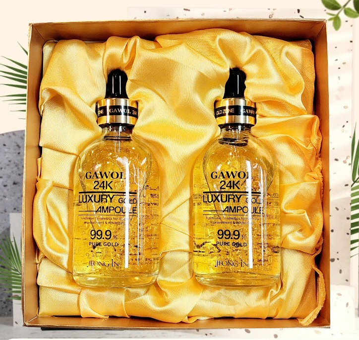 [오늘몰][추천상품] 가월 순금 99.9 % 24K 골드 솔루션 럭셔리 앰플 100ml / 골드에센스/여성화장품, 1개 99,000원