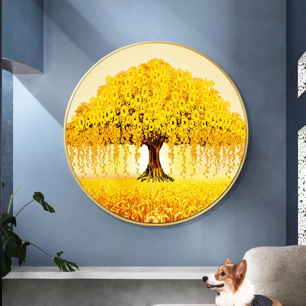 원형 보석십자수 황금 나무 금전수 돈나무 재물 사업 성공 비즈 십자수 DIY 29,800원