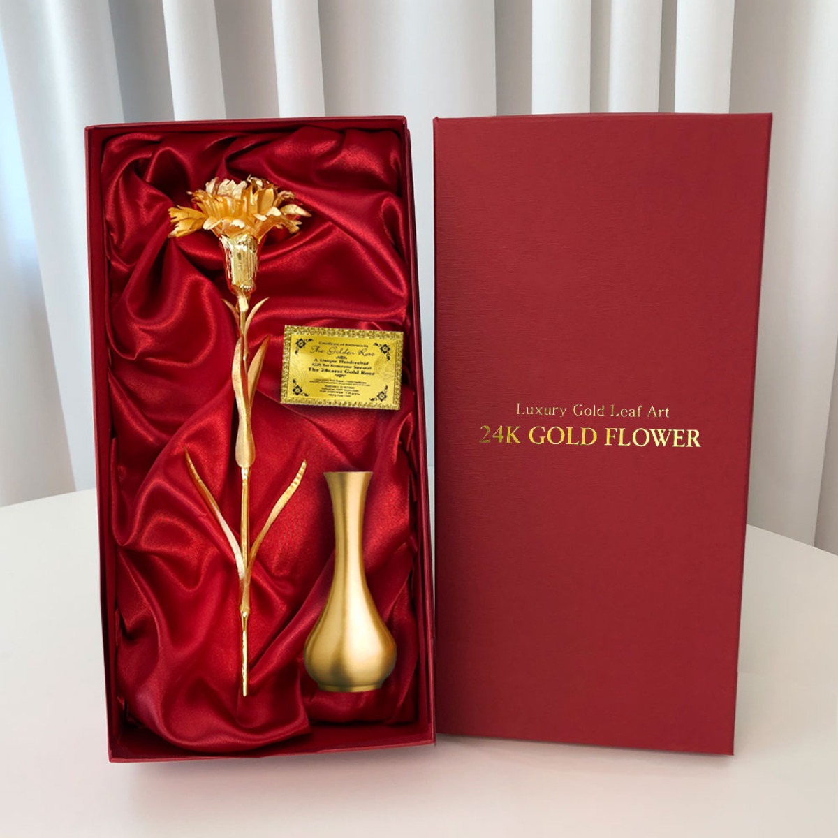 금장미 금 카네이션 꽃 어버이날 선물 부모님선물 결혼기념일 이벤트 엄마 생신 여자 생일선물, 1개 69,800원