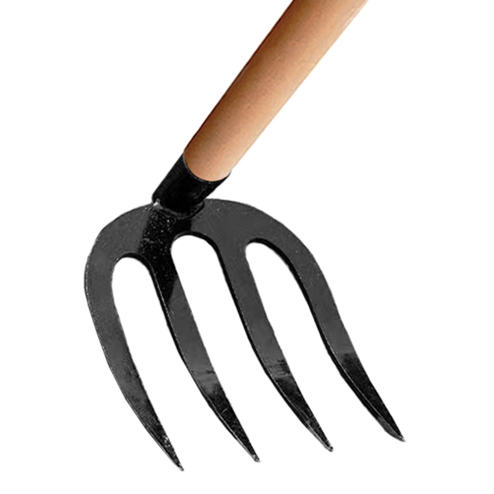 네발괭이+대왕자루 (밭고랑 텃밭 쇠스랑 괭이 곡괭이 쇠스랑 작업 잡초제거기 농기구), 1개 15,500원