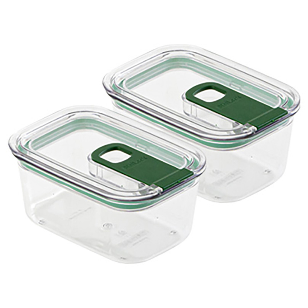 비엘락 올투명 원터치 밀폐용기 그린 14,220원