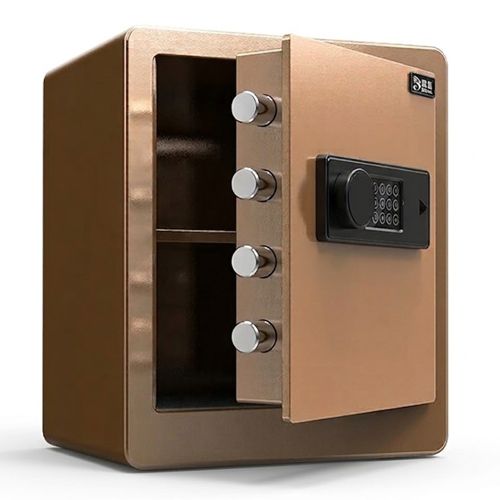 파크브릭 반도체 비밀번호 소형 미니 금고 가정용 서랍, 골드 99,000원