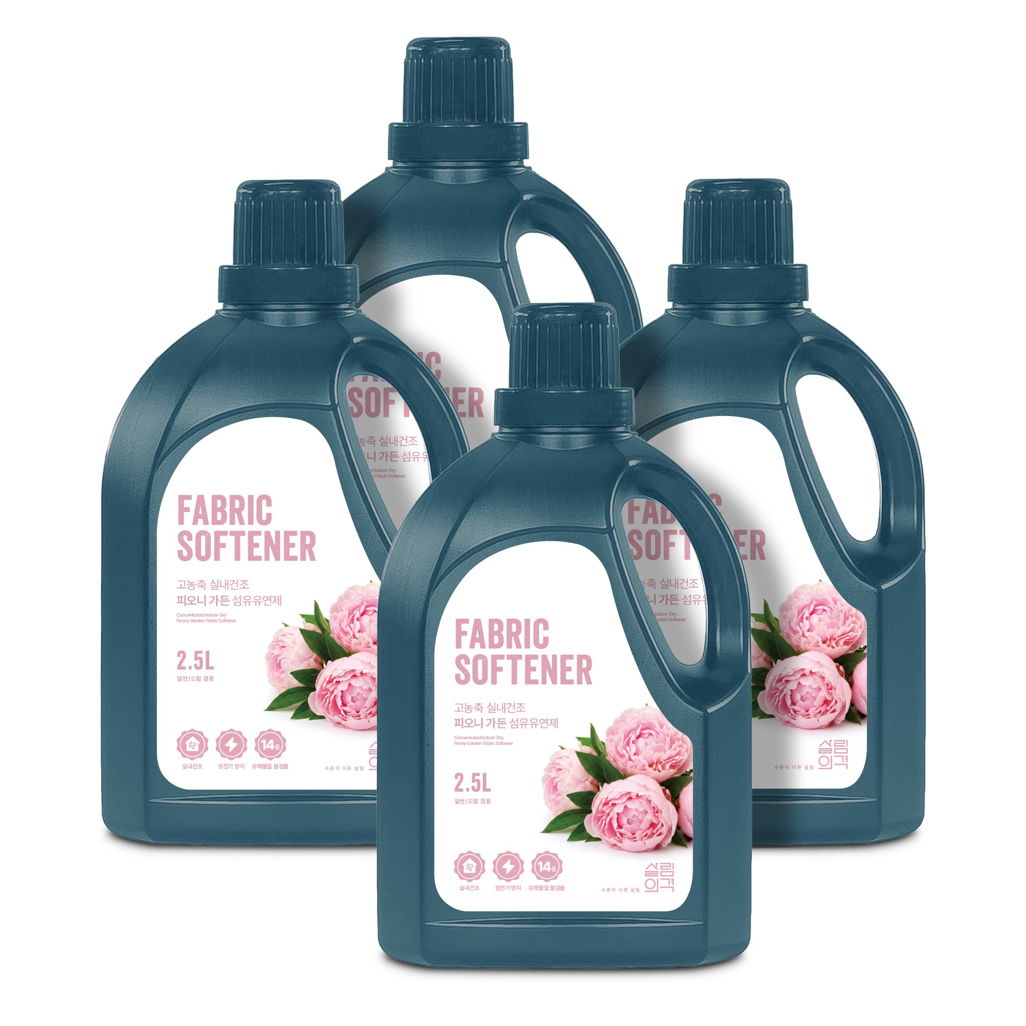 살림의격 고농축 실내건조 피오니 가든 섬유유연제 2.5L * 4개입, 4개 23,500원
