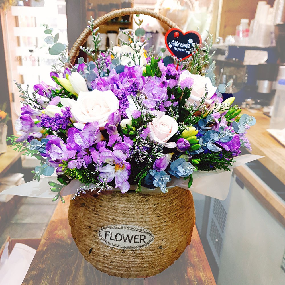 pm3시전 주문시 오늘출발 다음날배송)프리지아꽃다발 꽃바구니전국배달 졸업식 입학식 축하꽃다발 봄꽃 후리지아 안양꽃집, 1개 58,800원