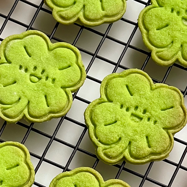 쿠키틀 쿠키커터 네잎클로버 럭키 행운 디저트 쿠키 베이킹 스탬프 6,000원