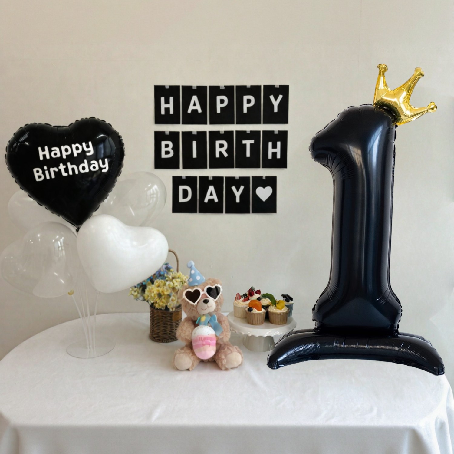 쏙쏙마켓 생일파티용품 숫자 하트 풍선 세트 이벤트 파티용품 15,900원