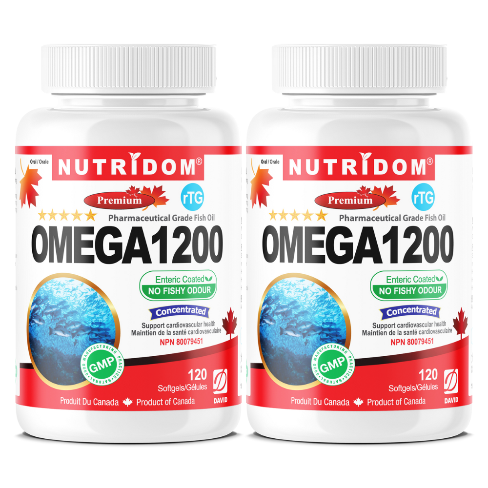 뉴트리돔 캐나다 프리미엄 알티지 오메가 3 1200mg IFOS인증 rTG Omega 1200 120소프트젤, 2개, 120정 79,900원