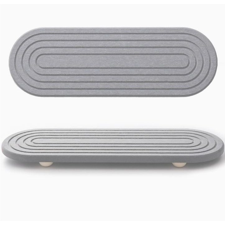 보브온 다용도 규조토 트레이 대형 비누받침 거치대, 1개, 라이트 그레이 12,690원