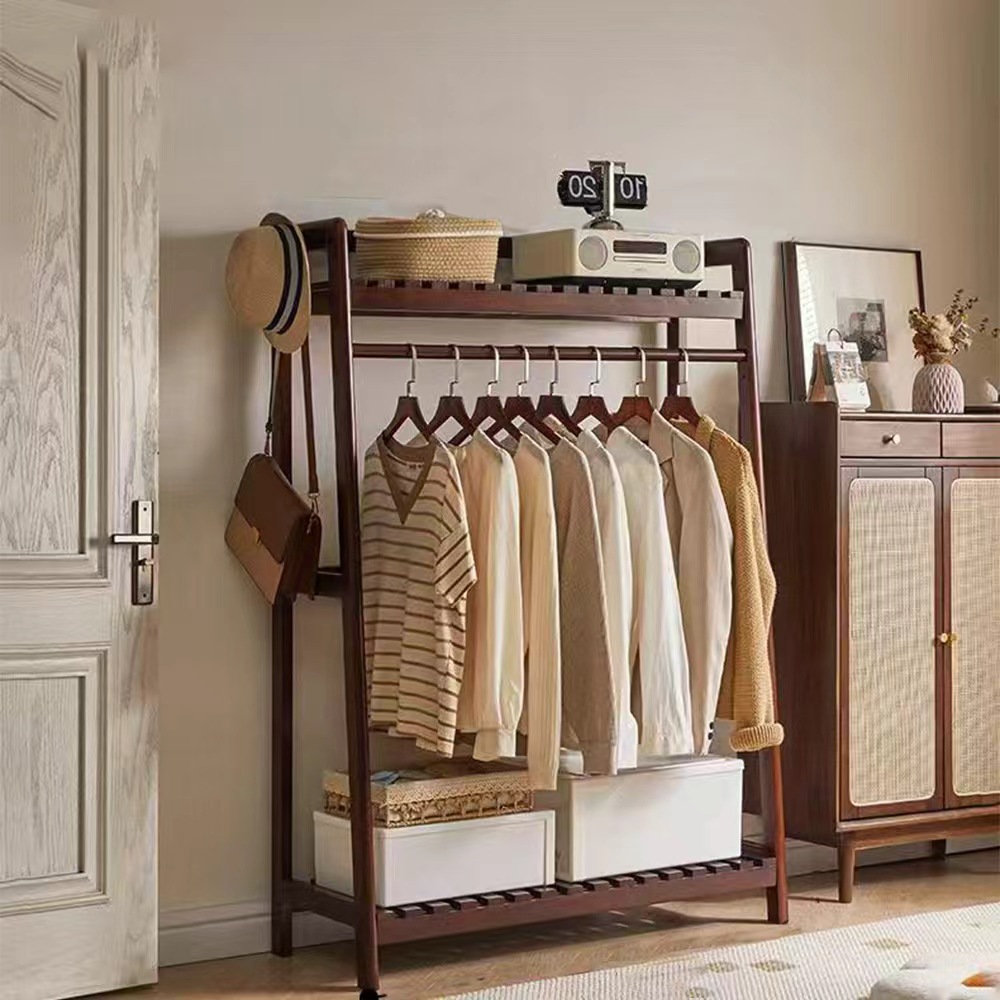 에코소라노 원목 옷걸이 선반 행거  스탠드 옷걸이 다용도 거치대 수납 행거 99,900원