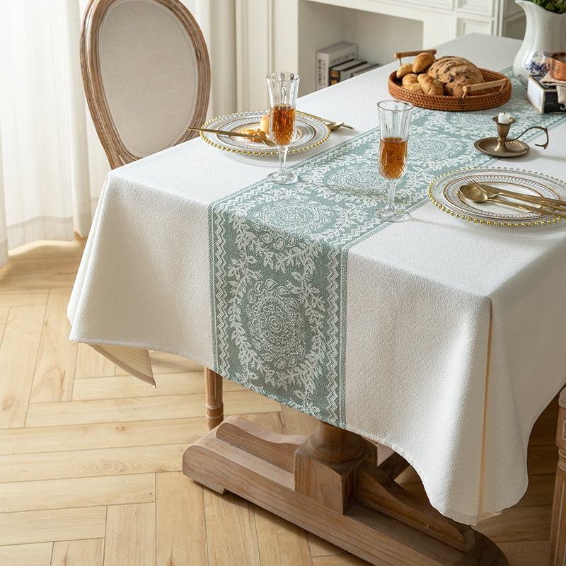 북유럽 면 린넨 식탁보 방수 코팅 예쁜 데코 식탁보 거실테이블보, 현재가 35,220원
